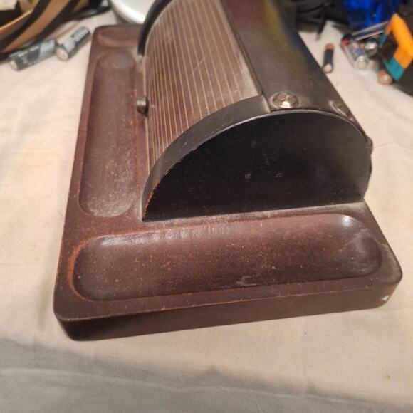 Vintage Wooden Roll Top Desk Organizer - Picture 4 of 7